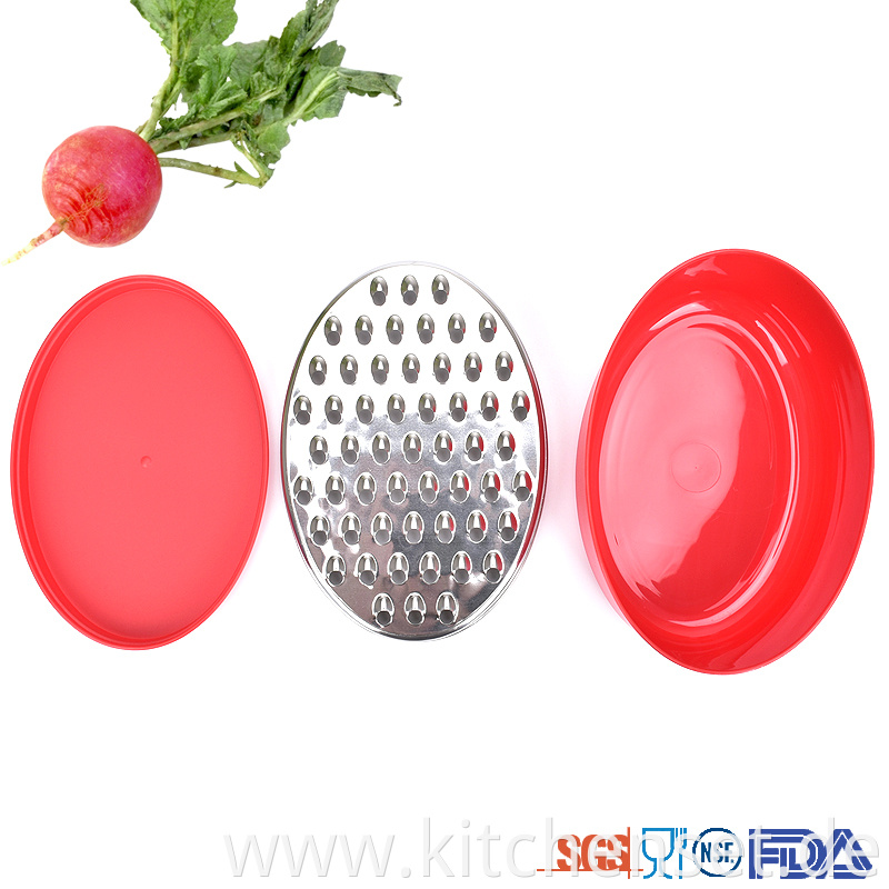 premium stainless steel grater with bowl